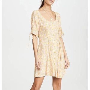 Free People Ivory Combo Dress